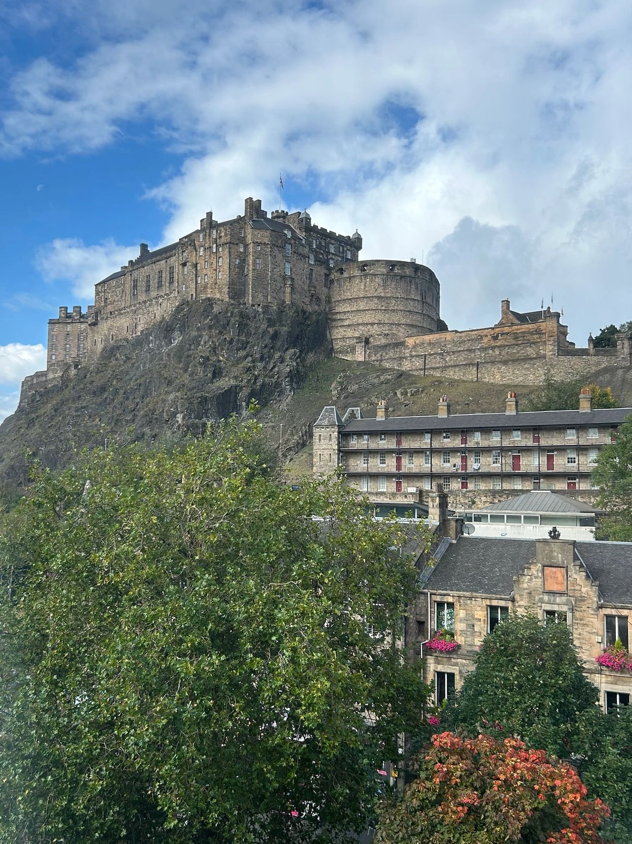 This was our view outside from our hotel room at the Apex Grassmarket hotel in Edinburgh. This was a great location to launch our tour of Edinburgh.