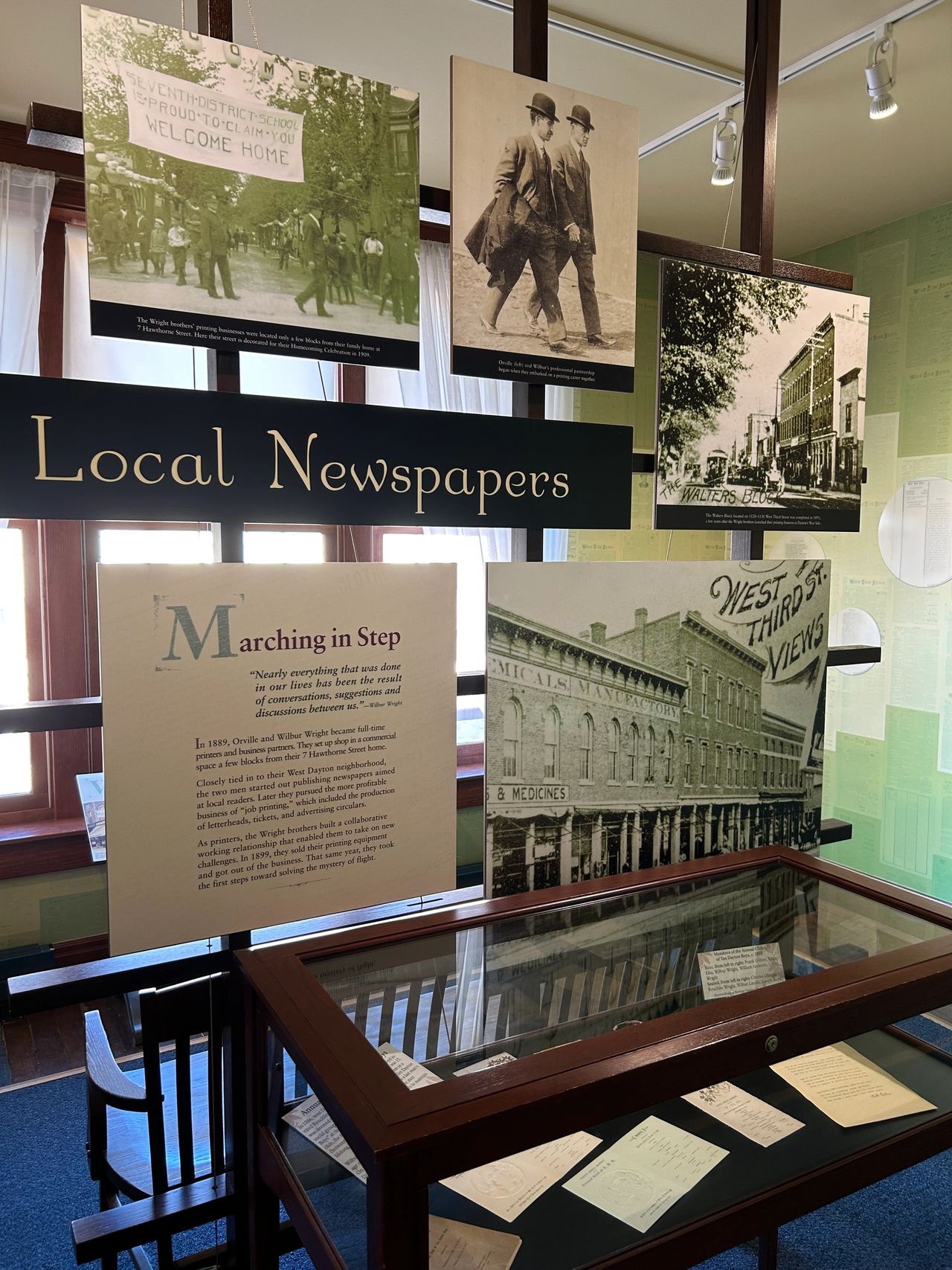 Orville and Wilbur Wright were quite the businessmen. Before taking flight, they were successful printers and newspaper publishers in the Dayton area.