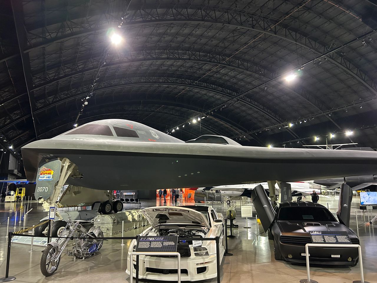Every conceivable plane or jet you can imagine is on display at the National Museum of the United States Air Force. That includes this Stealth Jet Fighter.