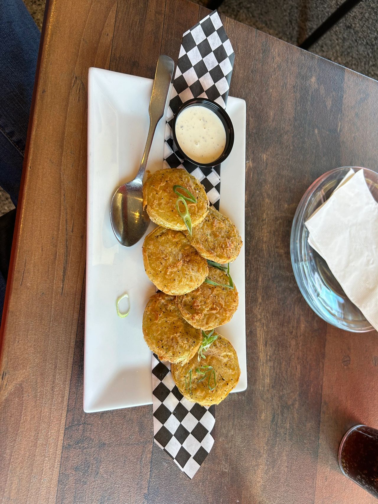 Fried green tomatoes from GAS - Full Service Restaurant in St. Augustine, Florida