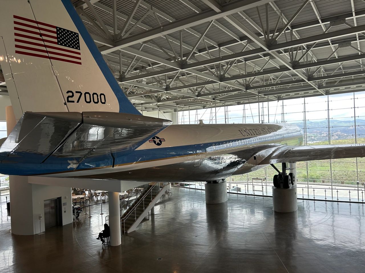 Air Force One at the Reagan Presidential Museum in Simi Valley, California