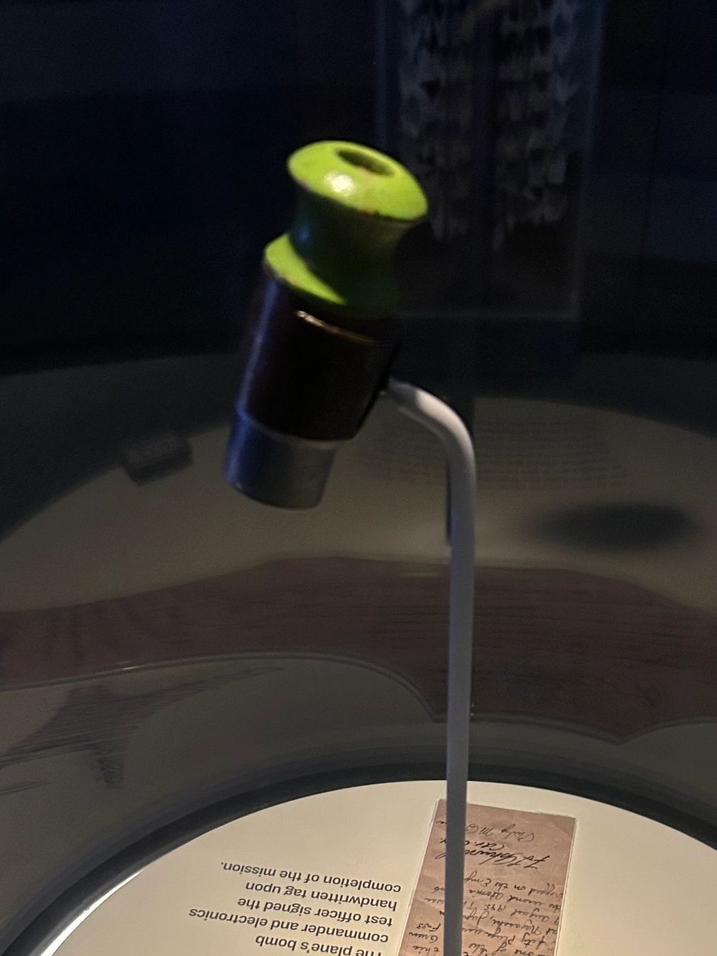 "Fat Man" was the code name for the bomb that dropped on Nagasaki. On display at the Truman Museum is the safety plug for that bomb. "Fat Man" was the code name for the bomb that dropped on Nagasaki. On display at the Truman Museum is the safety plug for that bomb.