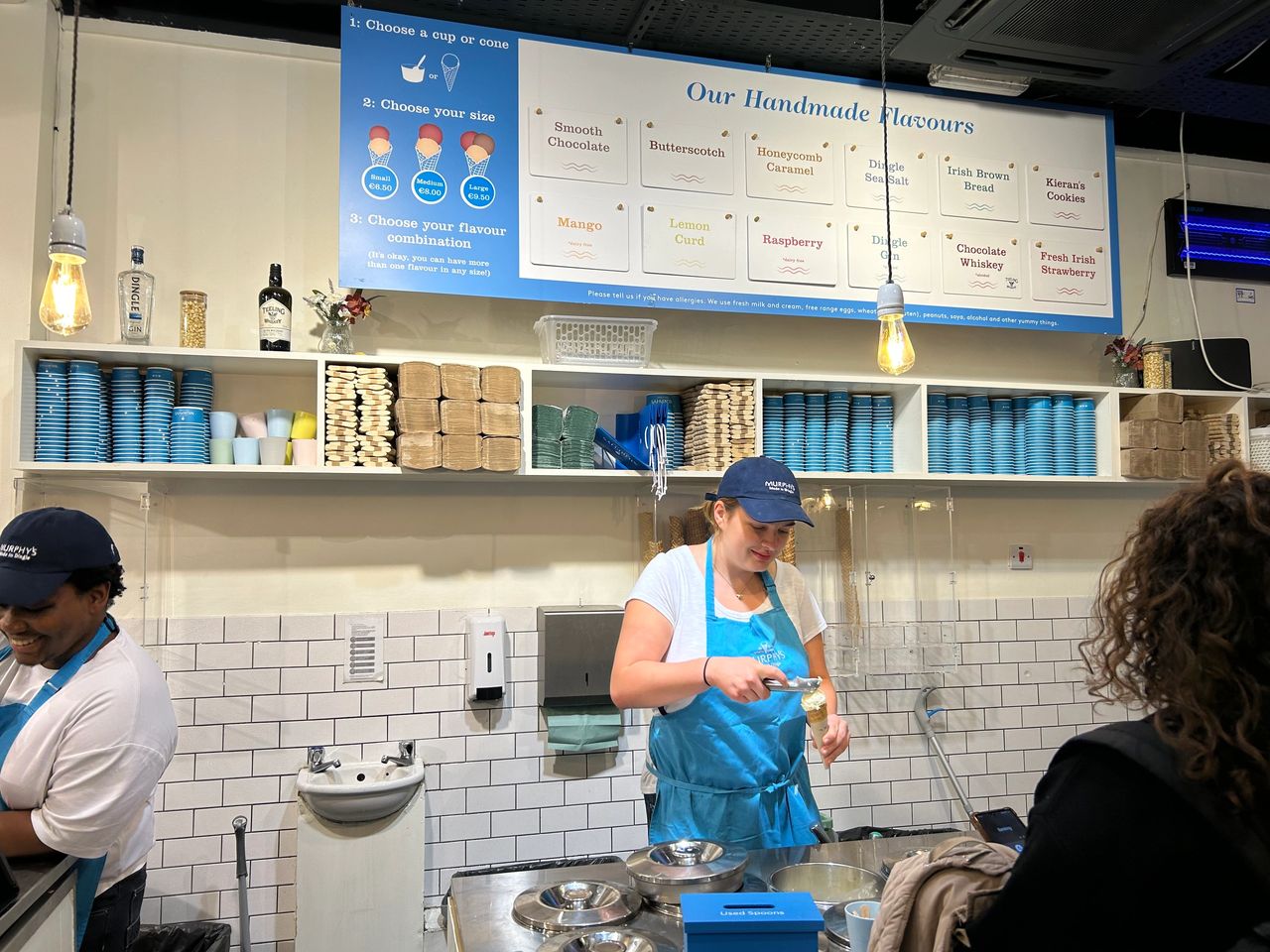 Murphy's Ice Cream, based in Dingle, Ireland brings the charm and quality of a small town ice cream shop to central Dublin near Grafton Street.