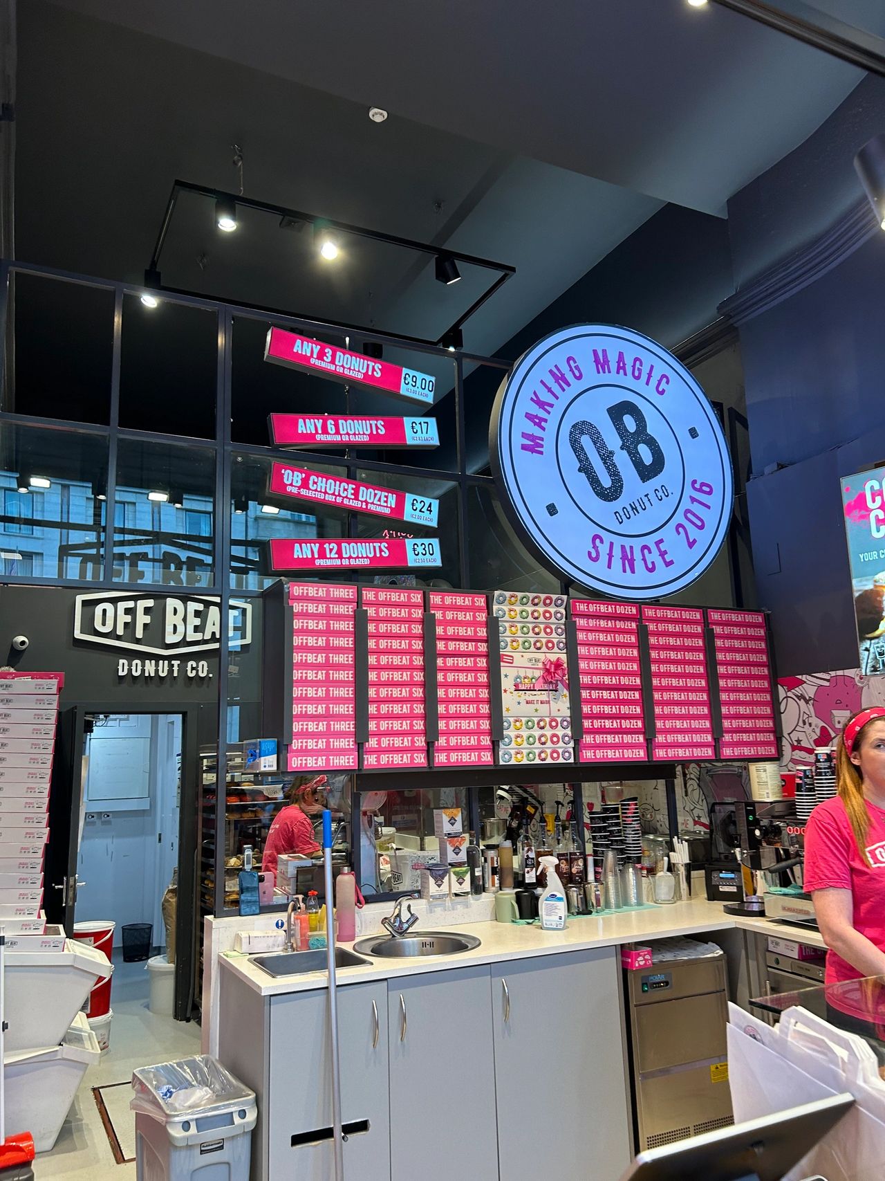 Located near the Temple Bar area, Off Beat Donuts has a great vibe in their shop along with some amazing donuts to enjoy.