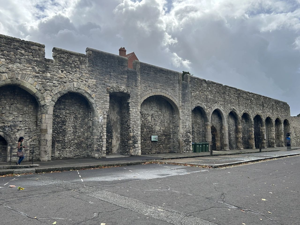 Medieval walls of Southampton UK