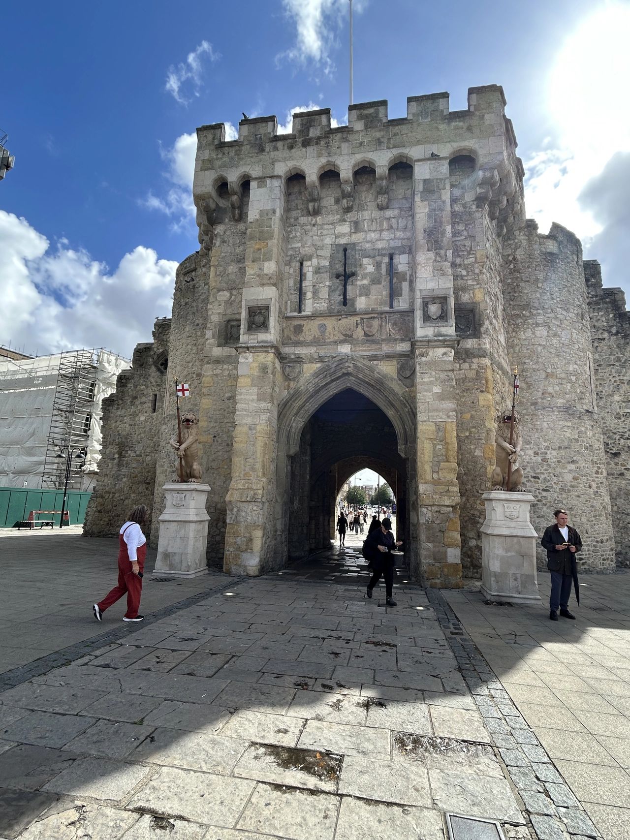 Bargate in the city center of Southampton