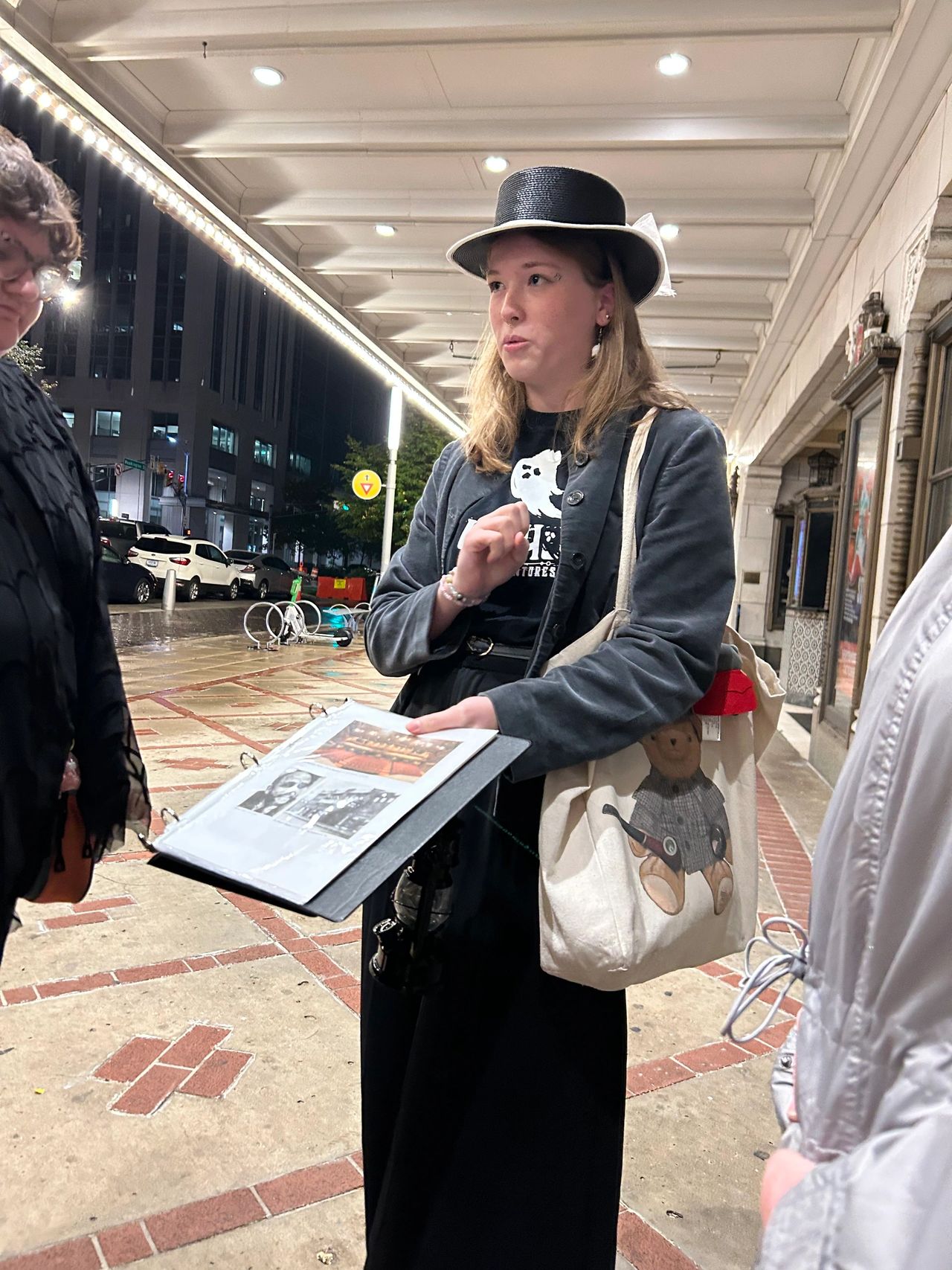 The ghost tour originates in front of the Indiana Repertory Theatre, where you'll learn about its origins and the tragedy that fell on one of its founders.