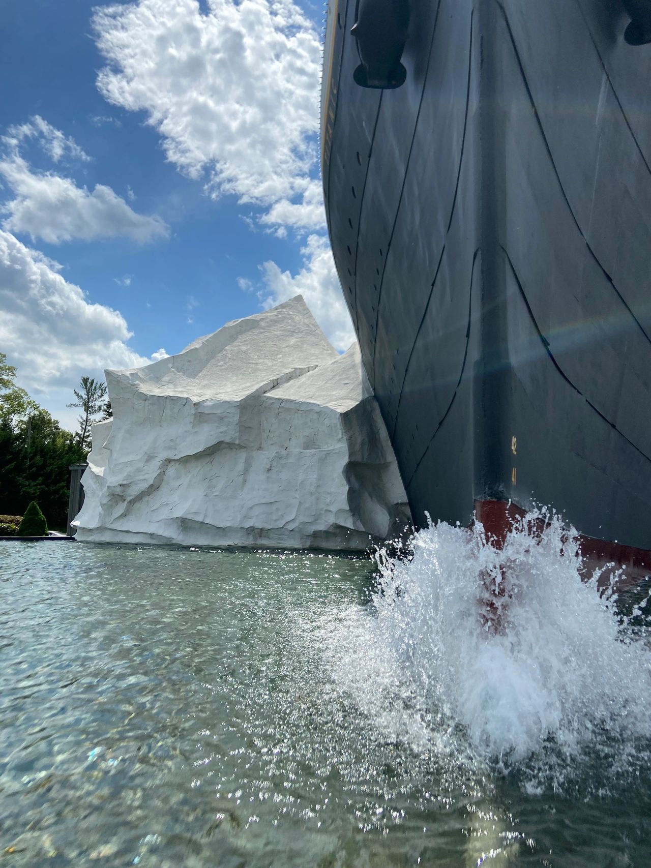 Outside the Titanic museum in Pigeon Forge. The museum offers an immersive experience looking into the lives of passengers from the tragic voyage.  