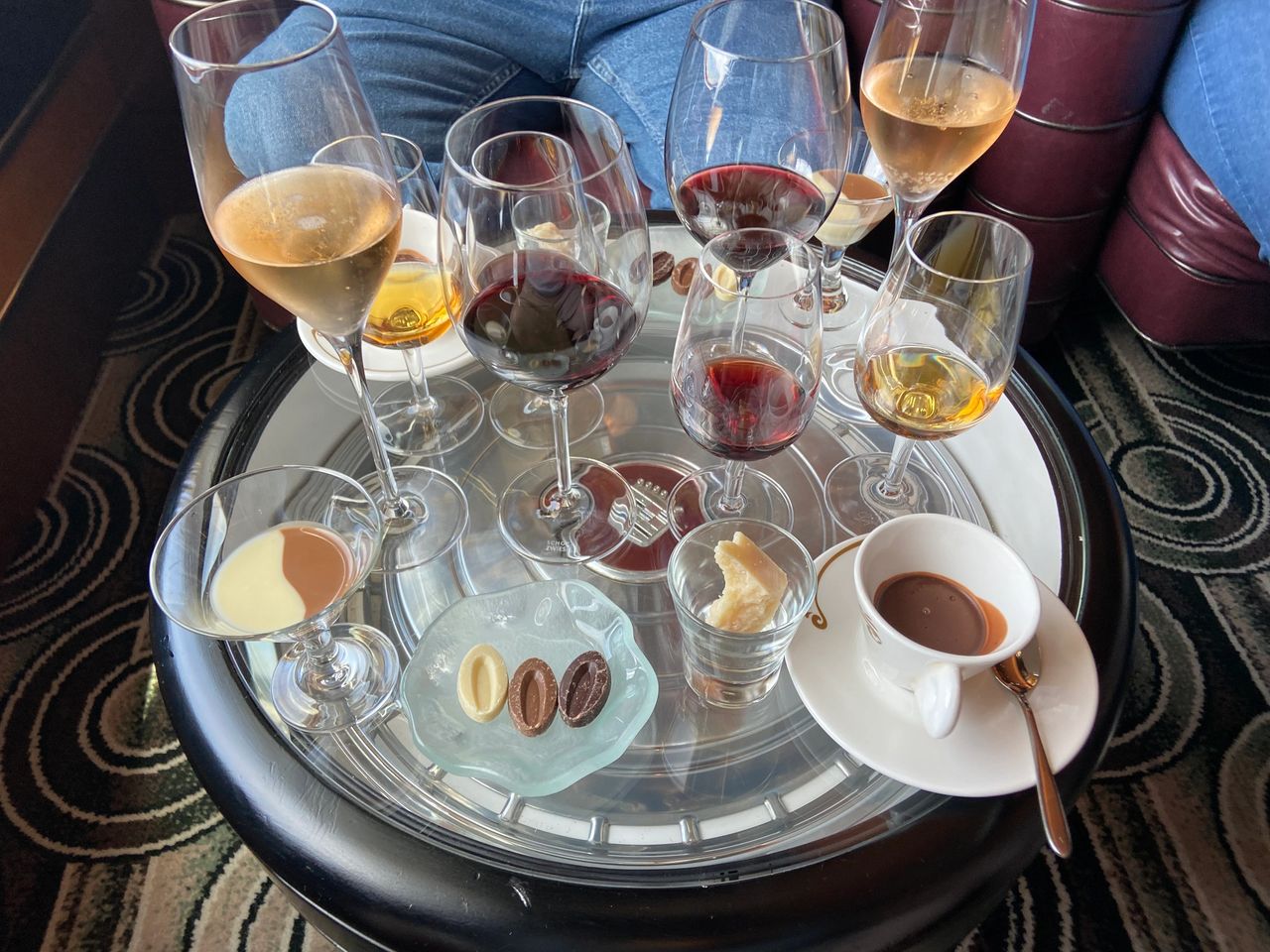 One of the many offerings for adults is the wine pairings class, giving you a chance to sample of variety of wines along with chocolate, cheese and more.