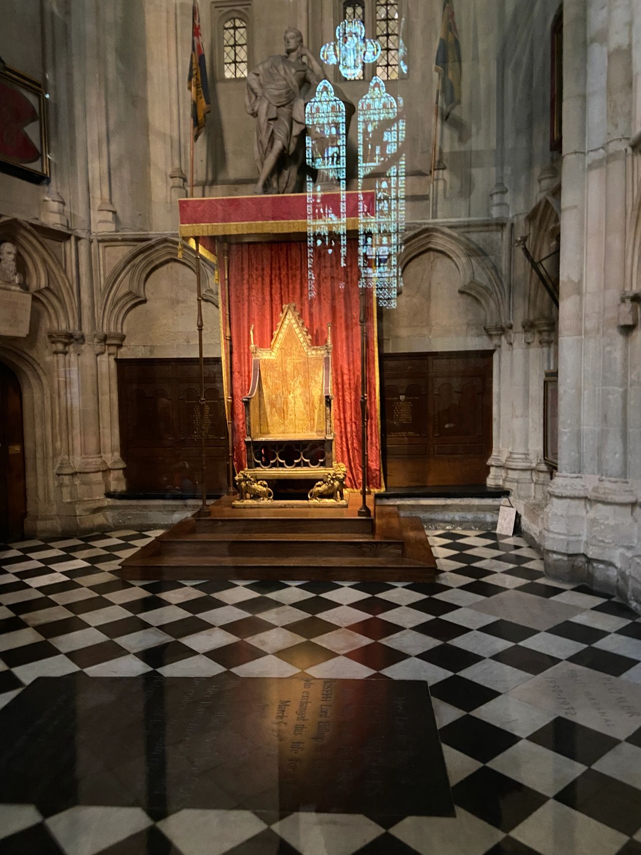The Coronation Chair is on permanent display at Westminster Abbey. This chair has been a part of every coronation since 1308. The Abbey itself has been a part of every coronation since 1066.