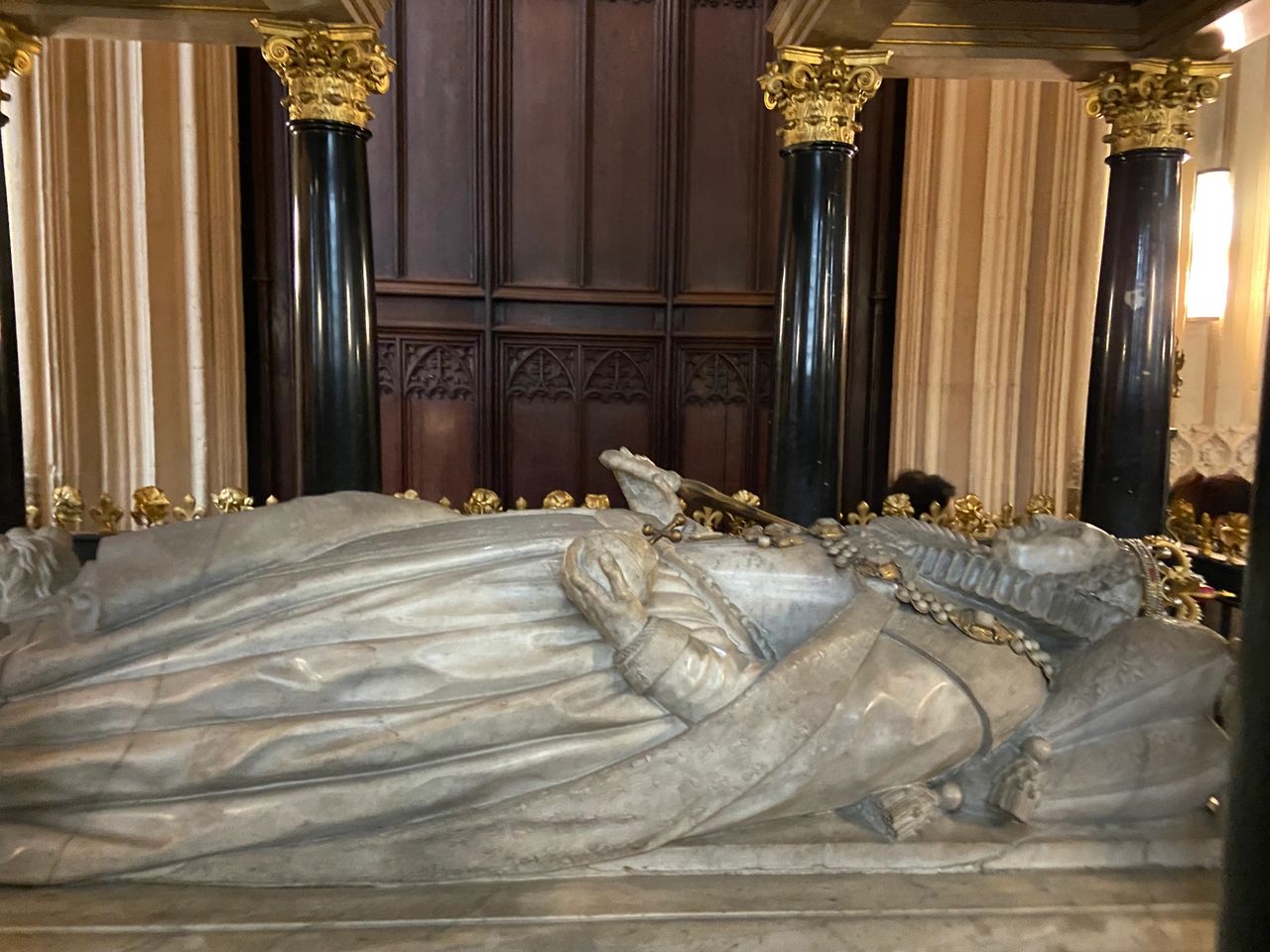 There are many beautiful vaults on display. One of the more notable ones is Elizabeth I, daughter of Henry VIII and Anne Boleyn.