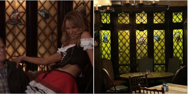 Tam O'Shanter has appeared in a number of Hollywood productions over the years. Fans of The Office will recognize one of the banquet rooms from Dwight's bachelor party. On the left is a screenshot of the scene and on the right is that dining areea. Tam O'Shanter has appeared in a number of Hollywood productions over the years. Fans of The Office will recognize one of the banquet rooms from Dwight's bachelor party. On the left is a screenshot of the scene and on the right is that dining areea.