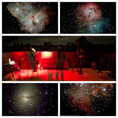 Dark Sky Park and Dark Sky Hill Observatory with nebula and Galaxy Astro Photography images 