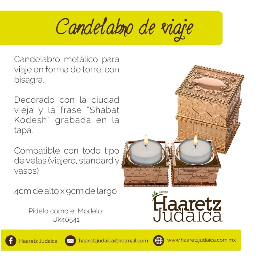 Candelabro de viaje