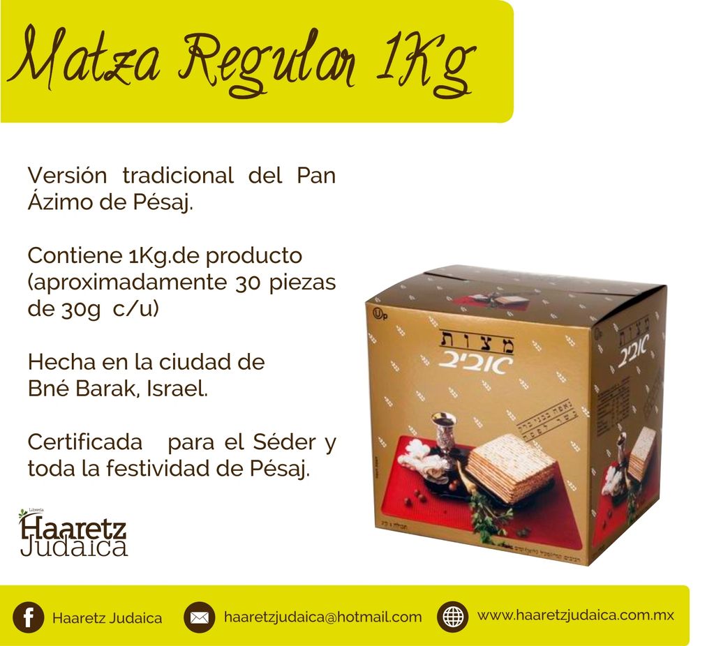 Matza Kosher Pesaj en México para envio