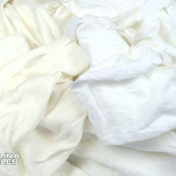 soft white knit rags