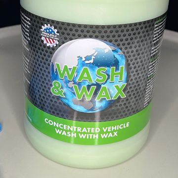 gallon of car wash and wax