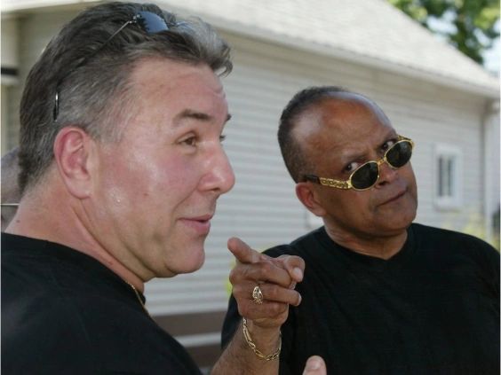 Boxer George Chuvalo and Charles Spider Jones