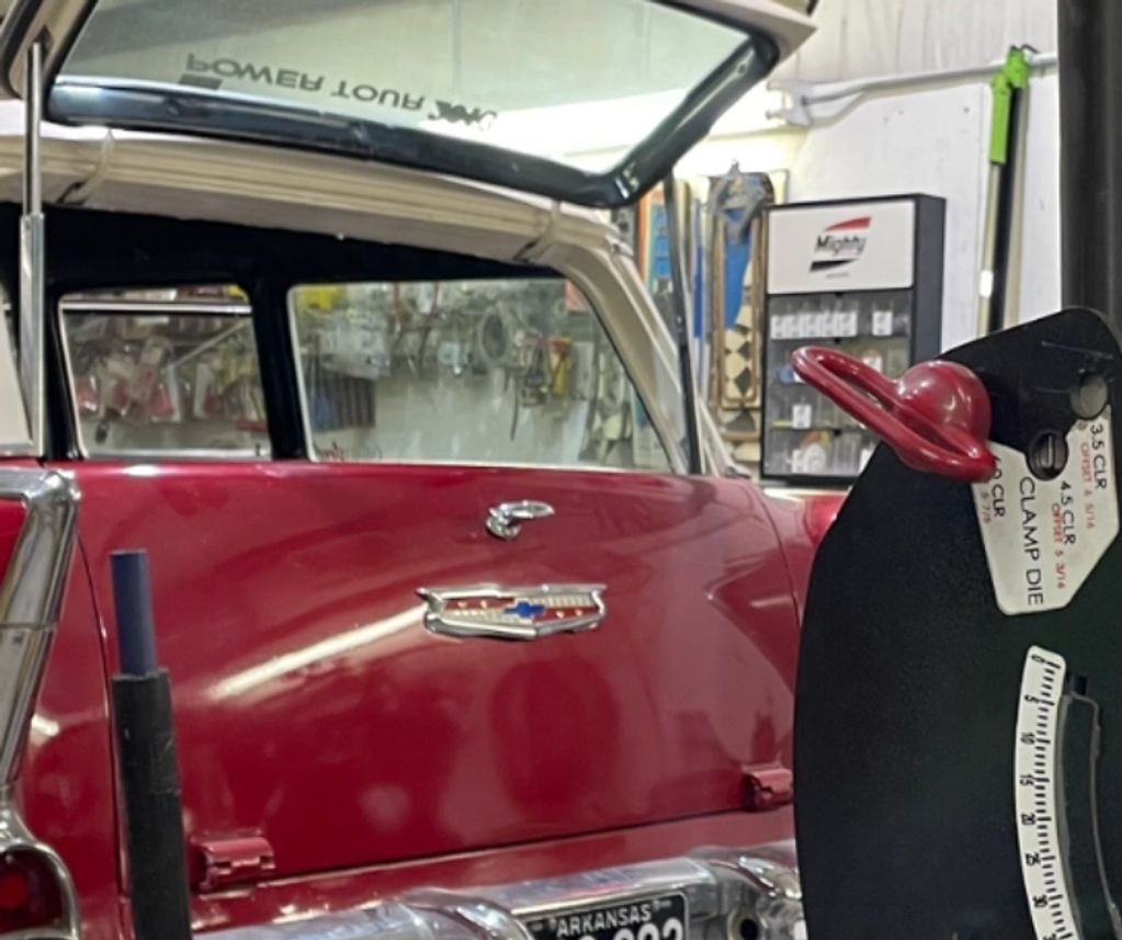 Bending Bars for a Roll Cage for the 1957 Chevy wagon