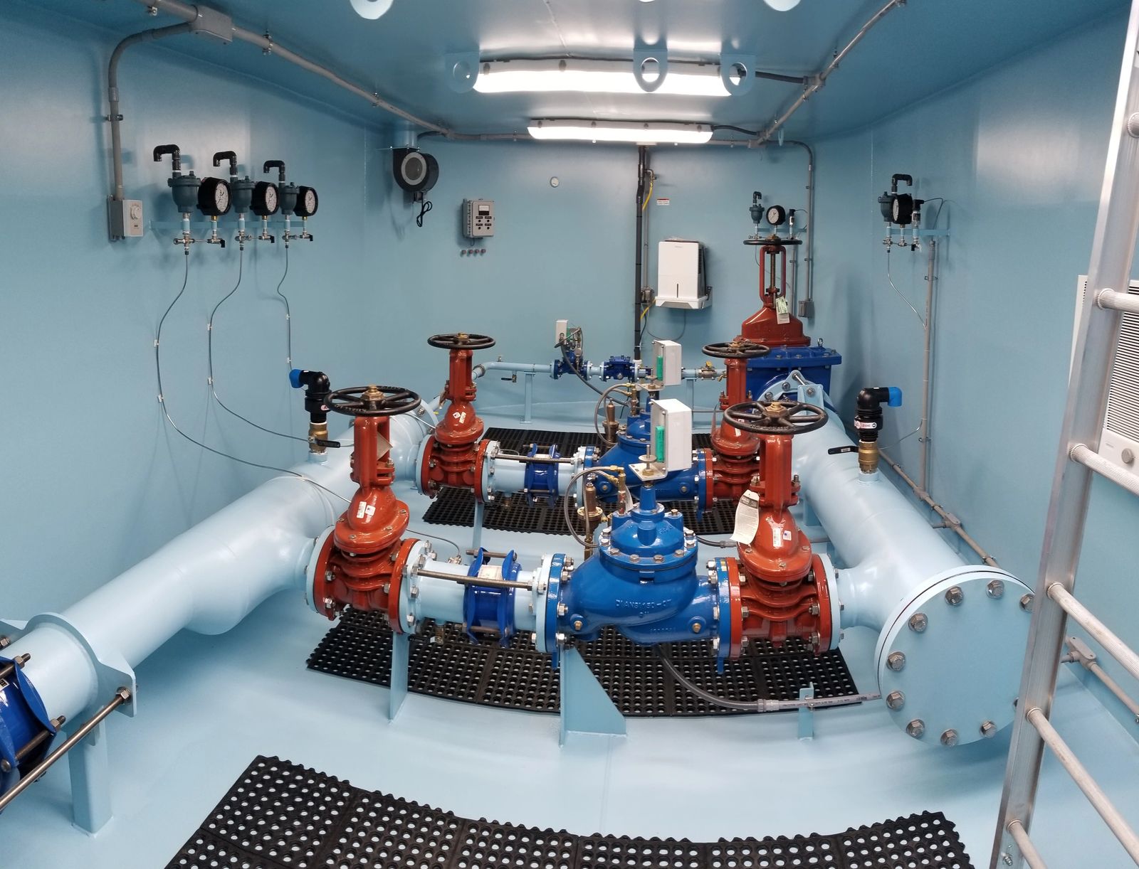 Water control valve vault assembly