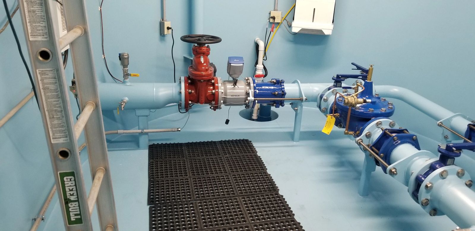 Water control vault — alternate interior view