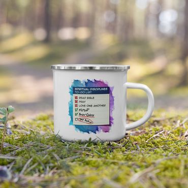 Spiritual Disciplines Checklist - Camp Mug