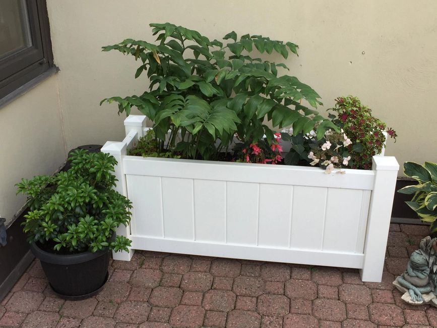 Phenomenal Planters Great Vinyl Fencing
