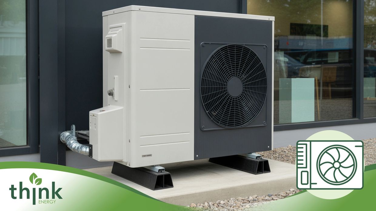 A Heat Pump installed by Think Energy in Hexham