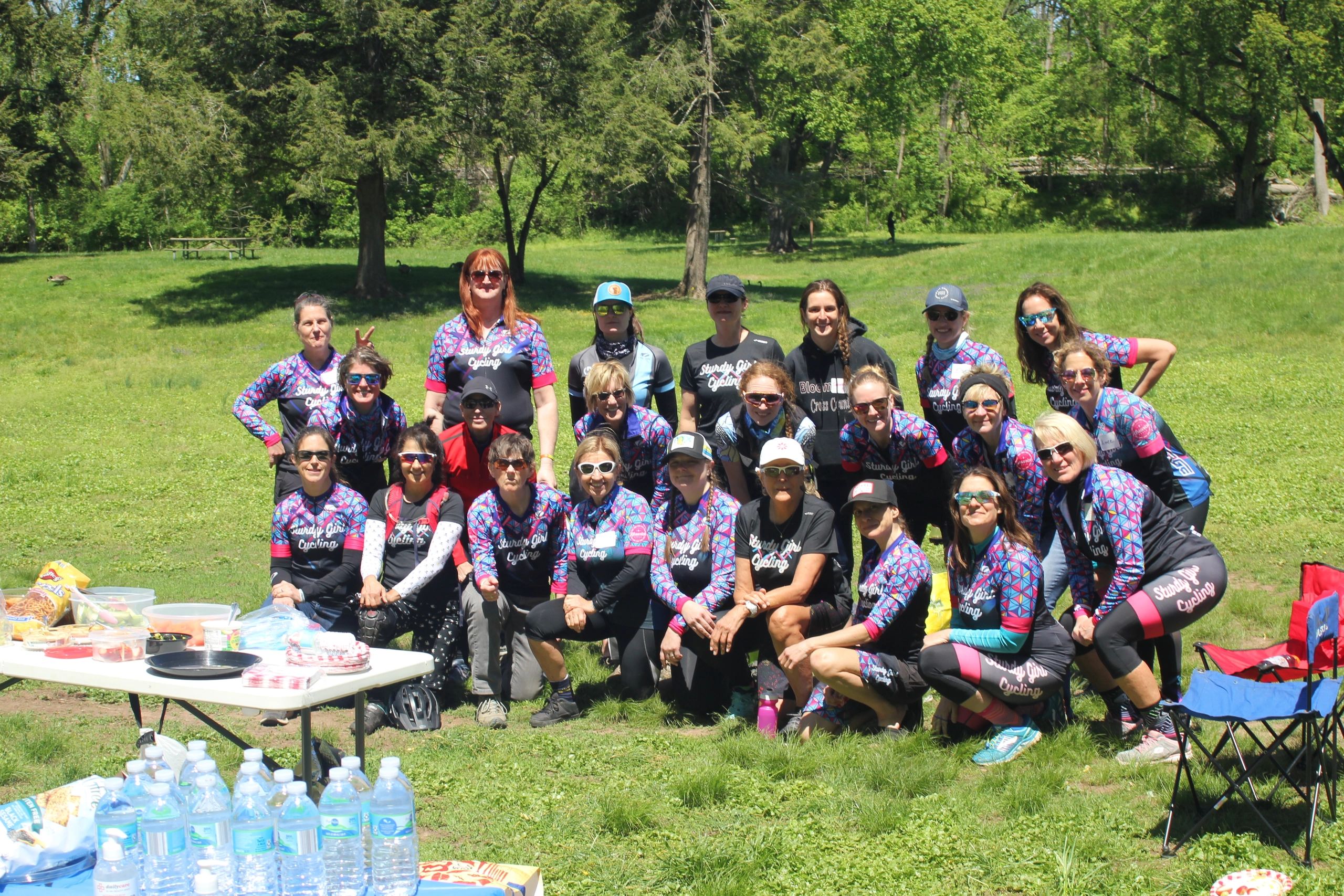 Sturdy girl cycling deals