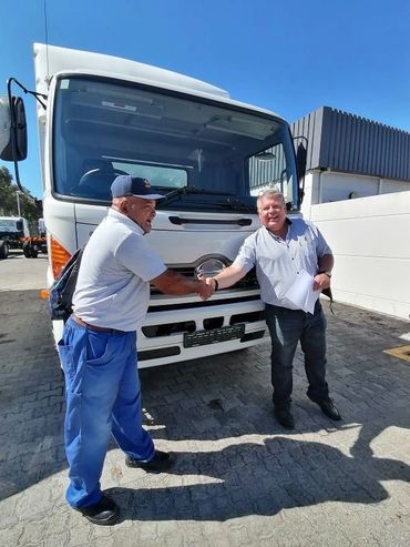 hino trucks parow truck handover