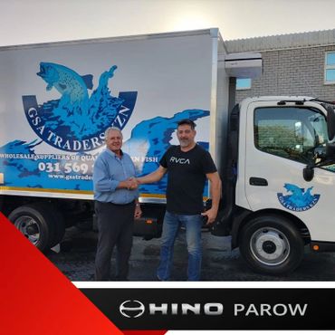 hino parow truck handover