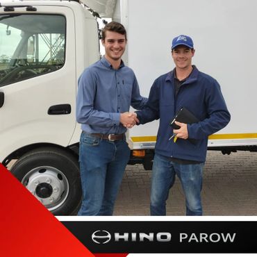 hino trucks parow truck handover