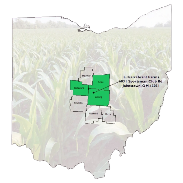 Overview of where we farm