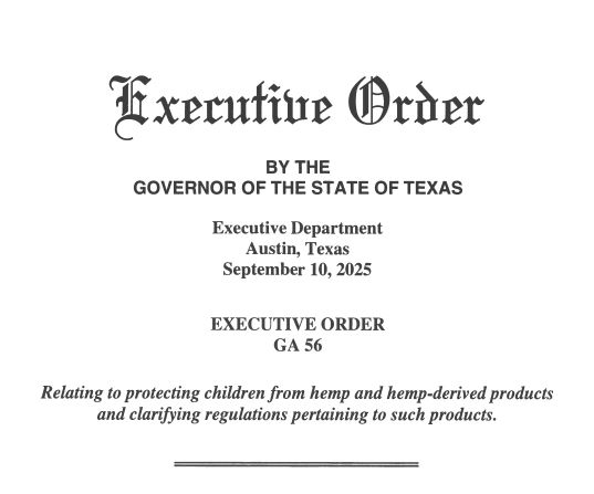 Gov. Abbott Issues Executive Order To Protect Children From THC