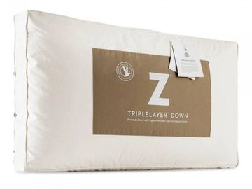 A single pillow featuring triple-layer down. 