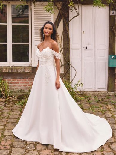 beaded bodice sweetheart neckline wedding dress Zara Jet Black Beaded Neck Dress main image 0