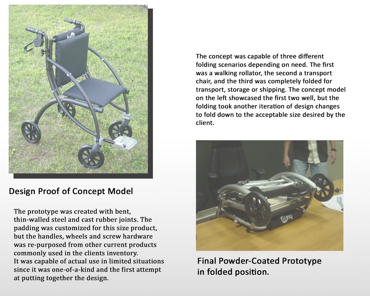 Rollator Concept Prototype