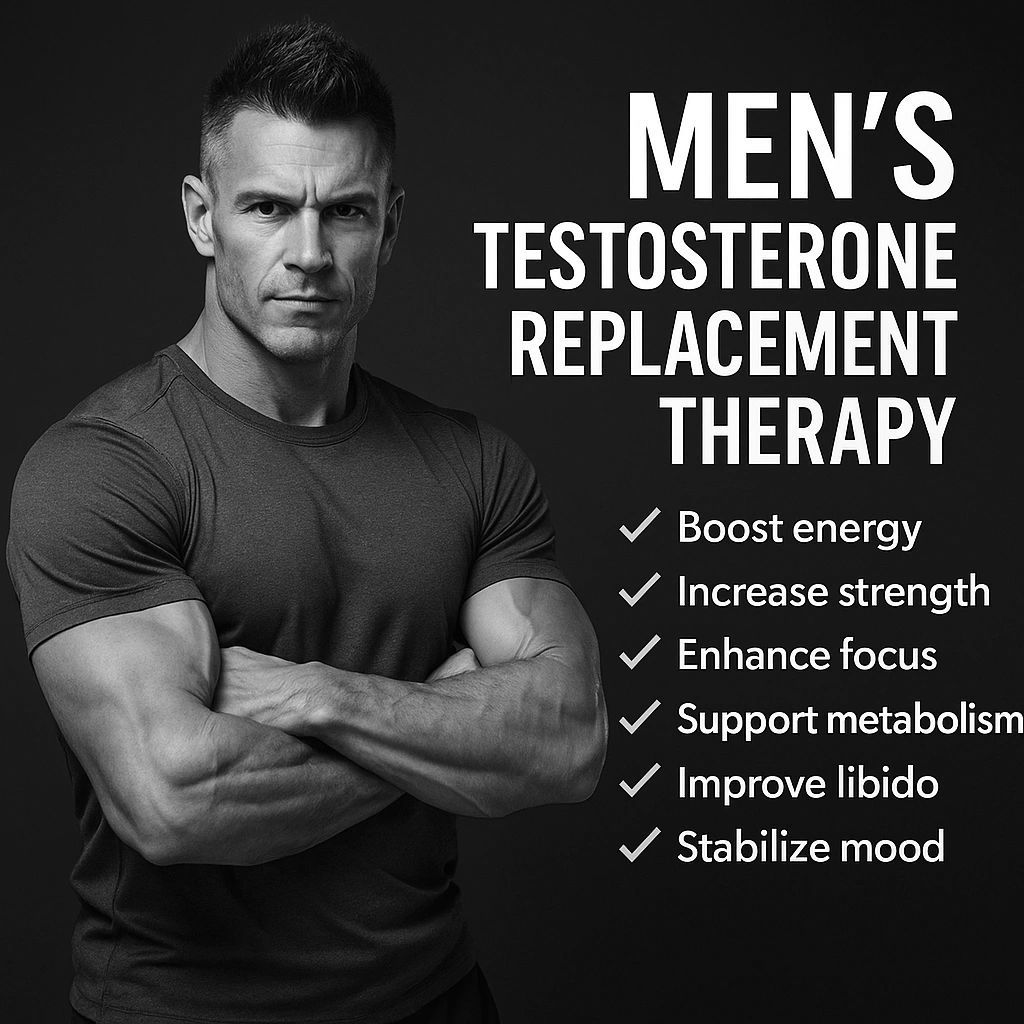 Men’s Testosterone Optimization
Rebuild Strength. Restore Drive. Reclaim Confidence. Increase Energy