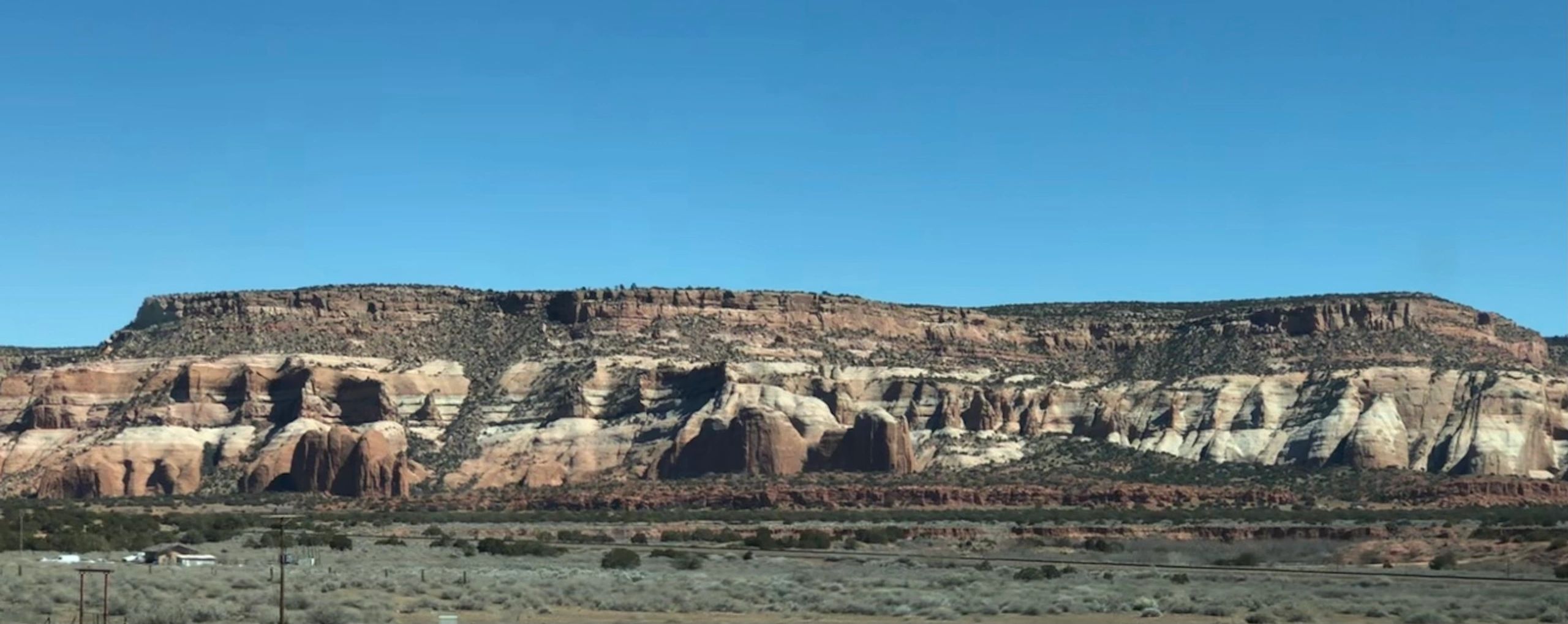 The beautiful landscape in New Mexico. 