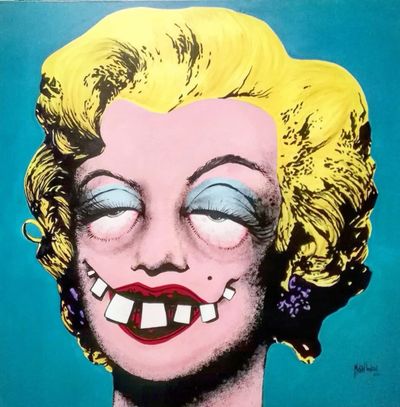 Pintura Marilyn Monroe de Mike Lombard