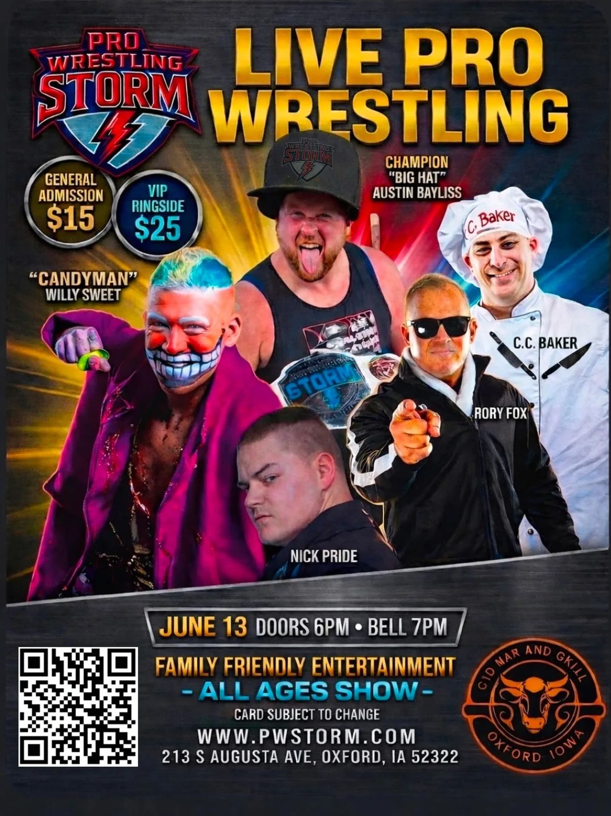 Our next show!!
June 13th 

Ox Bar & Grill, Oxford, IA 

Click here for tickets!!