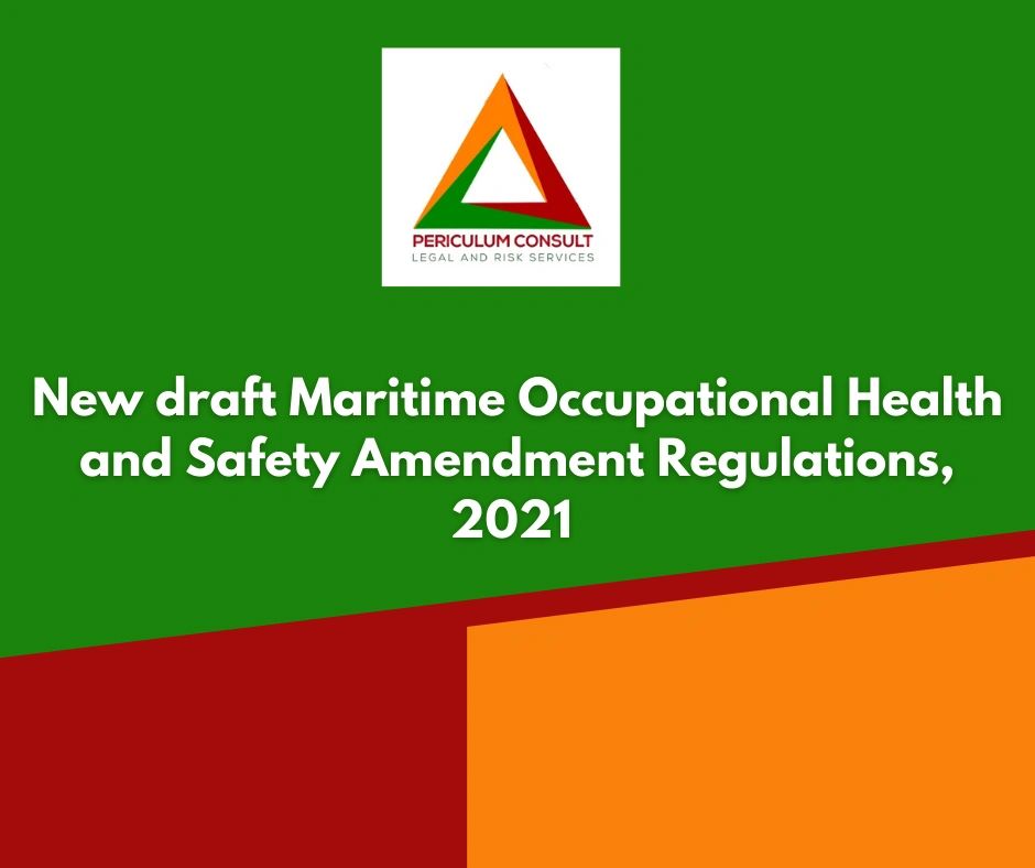 New Maritime Occupational Health and Safety Amendment Regulations