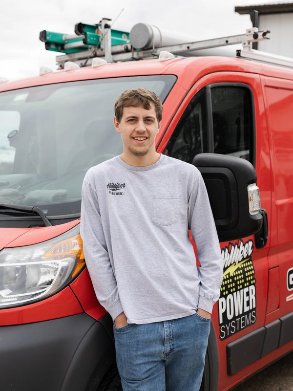 Mike joined Hilliker Electric in 2022 as an apprentice and has worked himself up to being our main r