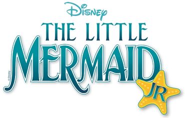Logo for Disney's The Little Mermaid JR musical production.