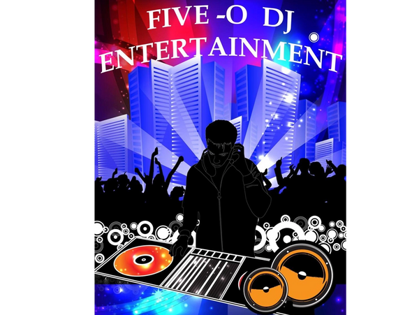 DJ entertaining a crowd in a city.