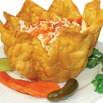 Taco Salad in a plate
