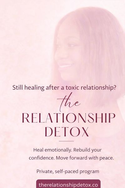 Ad for a private, self-paced program to heal from toxic relationships.