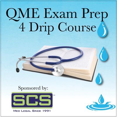 Dr. Mark Zuber, California QME, QME Continuing Ed, QME, QME Exam, QME Test Prep class 