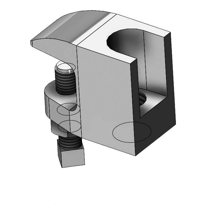 3/8" JUNIOR BEAM CLAMP 304SS