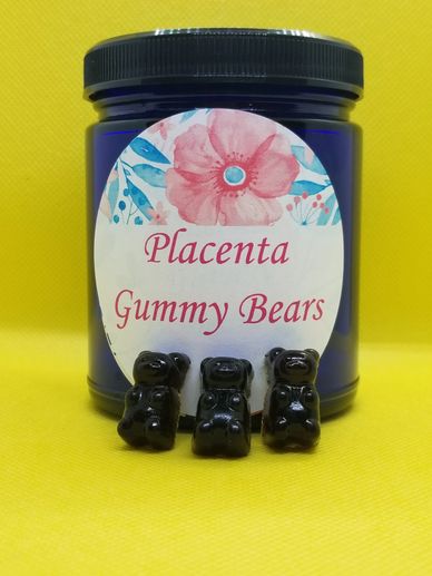 Placenta Gummy Bears, Placenta gummies, Placentagummies.com 